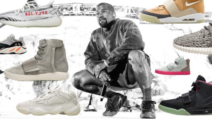 Kanye West and his sneakers