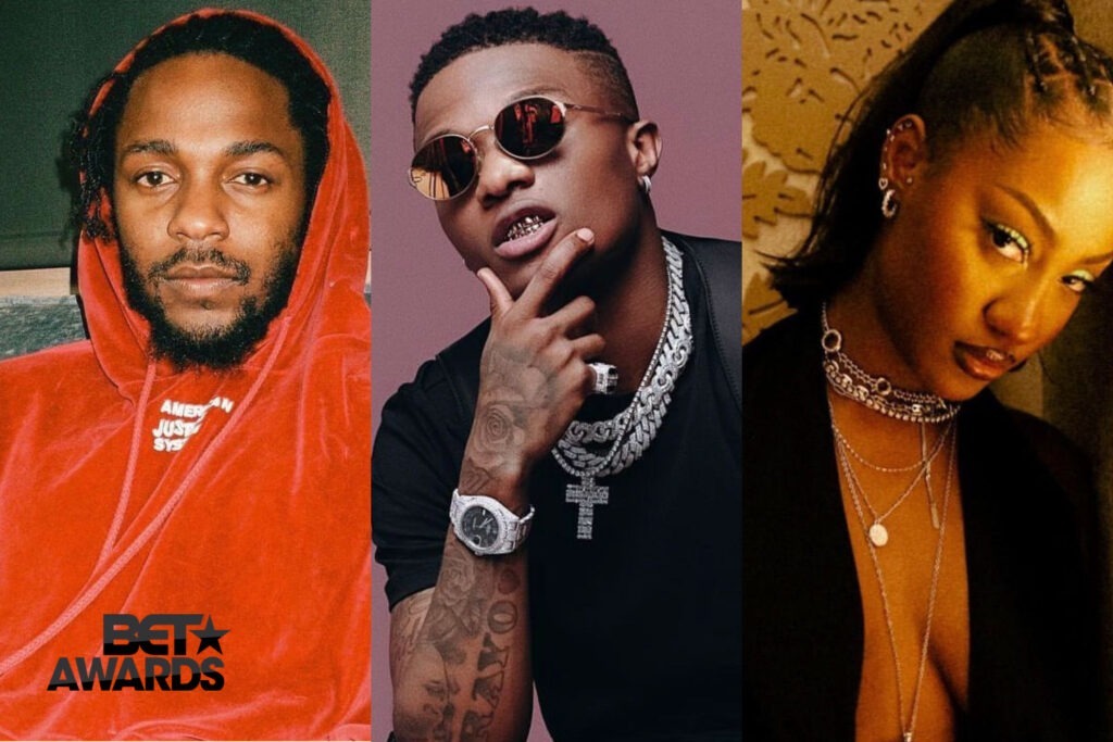 Kendrick Lamar, Wizkid, Tems and list of winners at the 2022 BET Awards